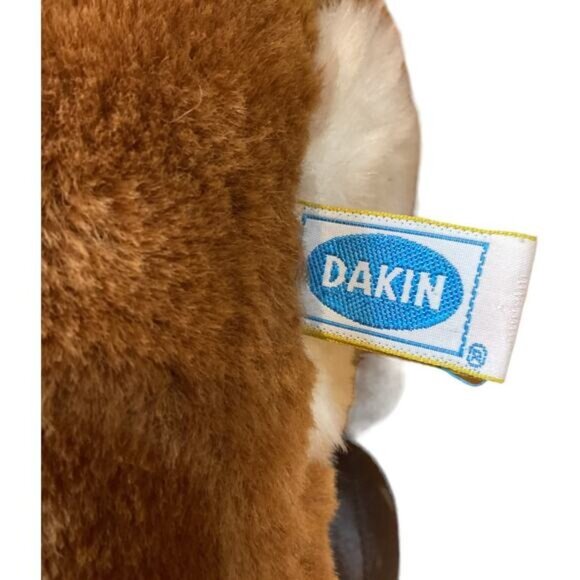 1986 Dakin Red Nose Reindeer Christmas Plush Stuffed Animal Toy Vintage - Picture 6 of 9